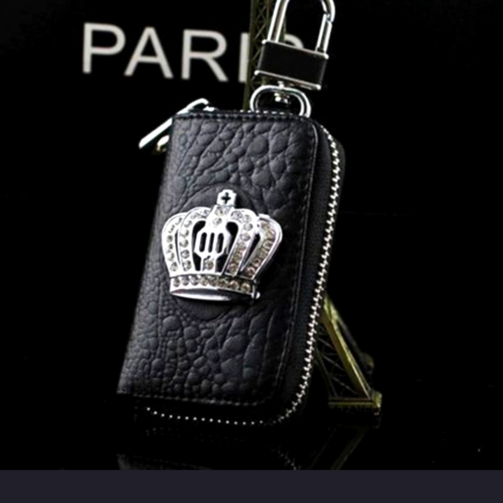 Man or womans crown bling key case